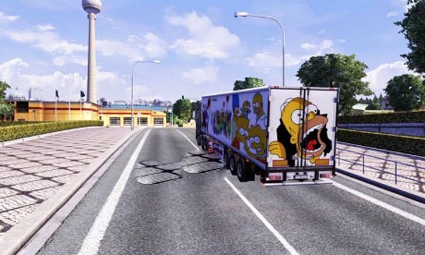 Simpsons trailer skin