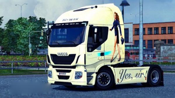 Skin Girl for Iveco Hi-Way 