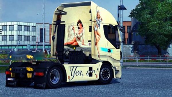 Skin Girl for Iveco Hi-Way 