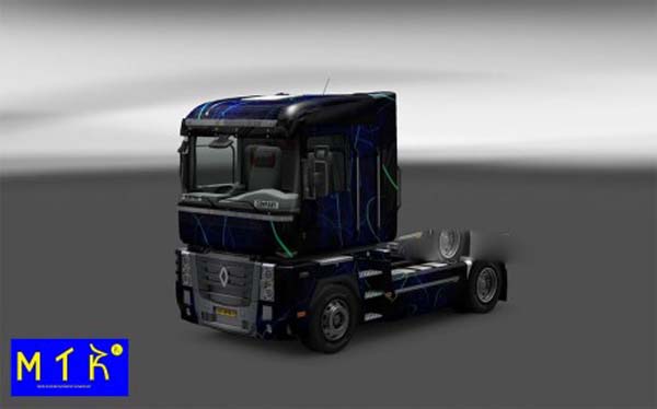 Skin Renault Magnum Blue Smoke