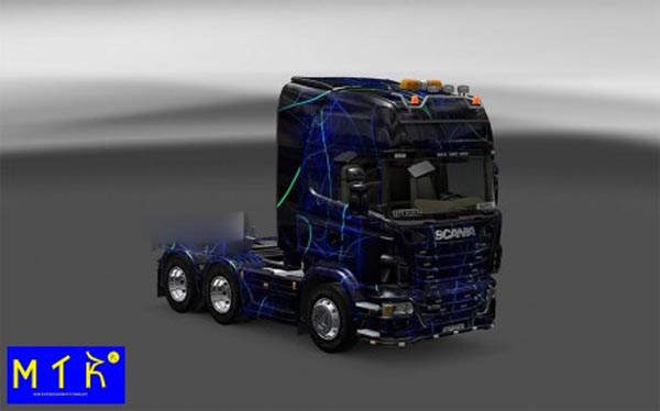 Skin Scania Blue Smoke