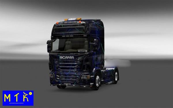 Skin Scania Blue Smoke