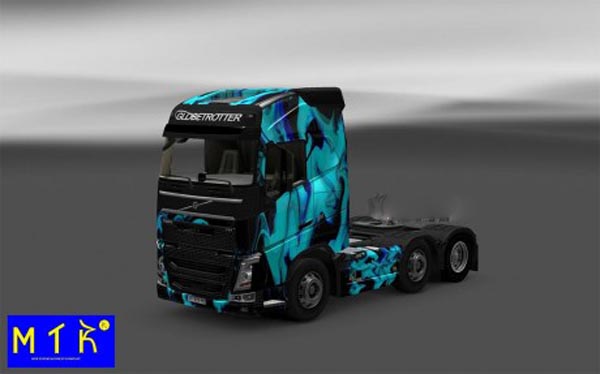 Skin Volvo FH 2012 Green Smoke