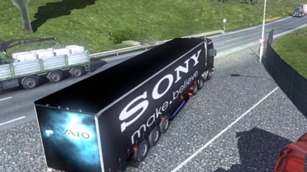 Sony trailer and Scania skin