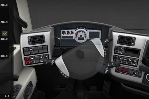 Transparent steering wheel