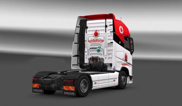 Volvo FH 2012 Vodafone Racing Skin 