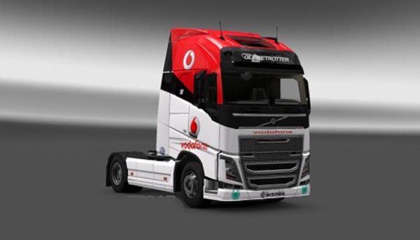 Volvo FH 2012 Vodafone Racing Skin 