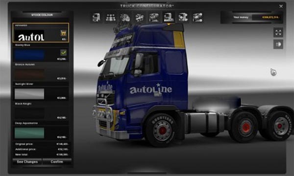 Volvo FH16 Autoline skin