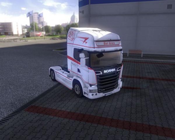 Bart Kroeze V8 Red Scania Streamline & Scania R pack