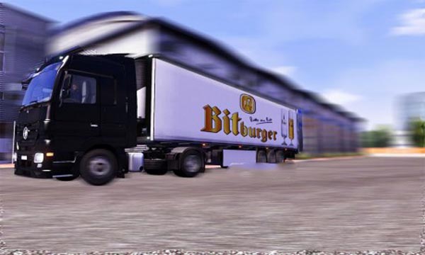 Bitburger trailer skin