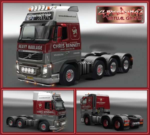 Chris Bennett Heavy Haulage Volvo Skin