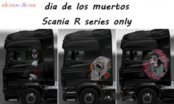 Dia De Los Muertos skins for Scania