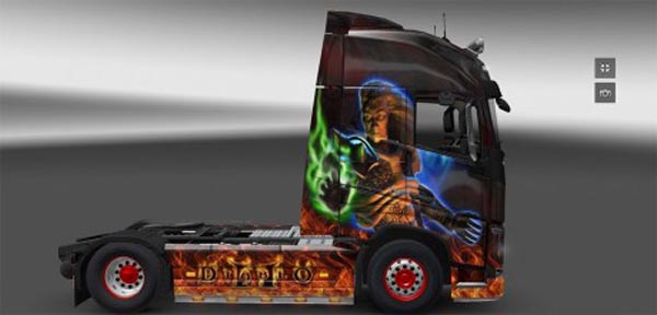 Diablo II skin for Volvo 2012 