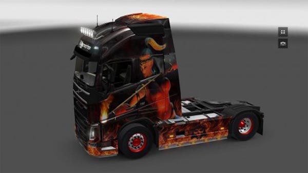 Diablo II skin for Volvo 2012 