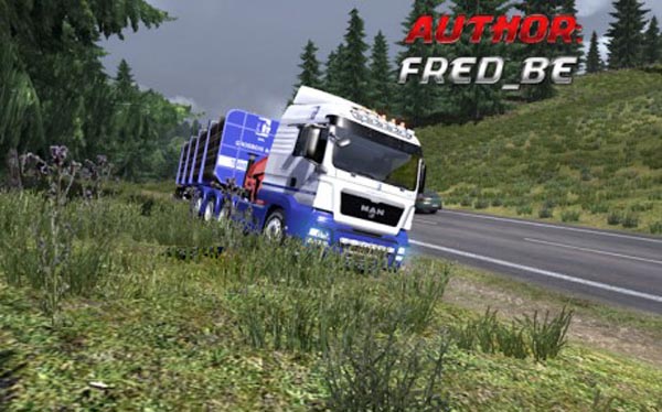 MAN TGS + Trailer Wood Grosbois 