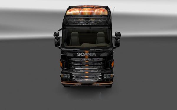 Scania R2009 Black Skin