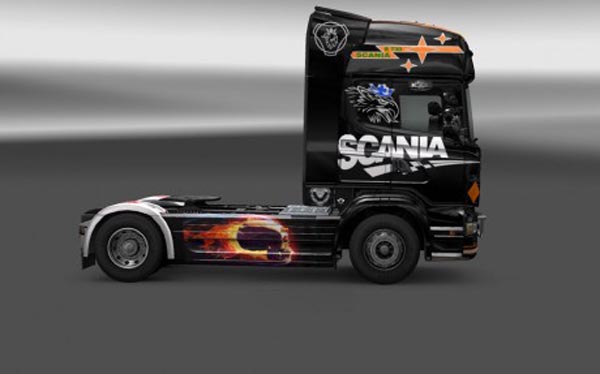 Scania R2009 Black Skin