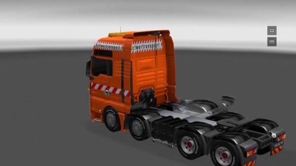 Schwerlasttransport MAN TGX 