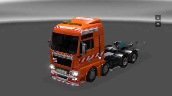 Schwerlasttransport MAN TGX 