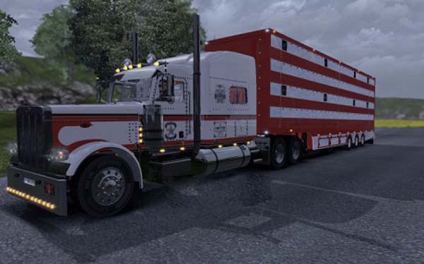 Skin Peterbilt 389 Lone Star Hauler