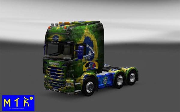 Skin Scania Brasil Copa 2014