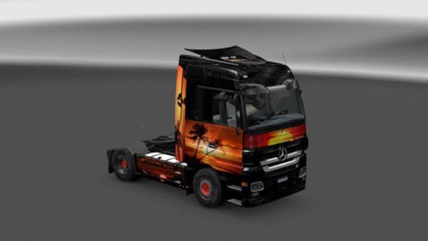 Sunset skin for Actros