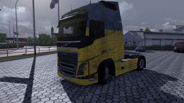 Ukraine skin for Volvo