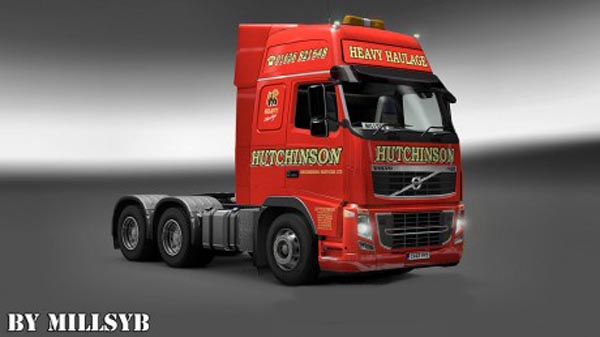 Volvo FH 2009 Hutchinson Heavy Haulage Skin