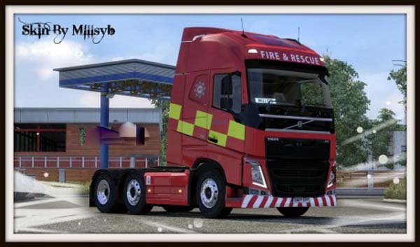 Volvo FH 2013 Fire & Rescue Skin