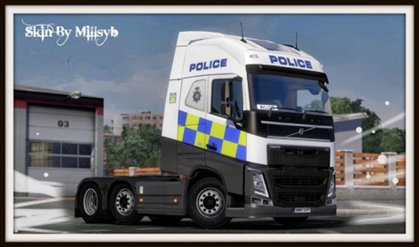 Volvo FH 2013 Police Skin