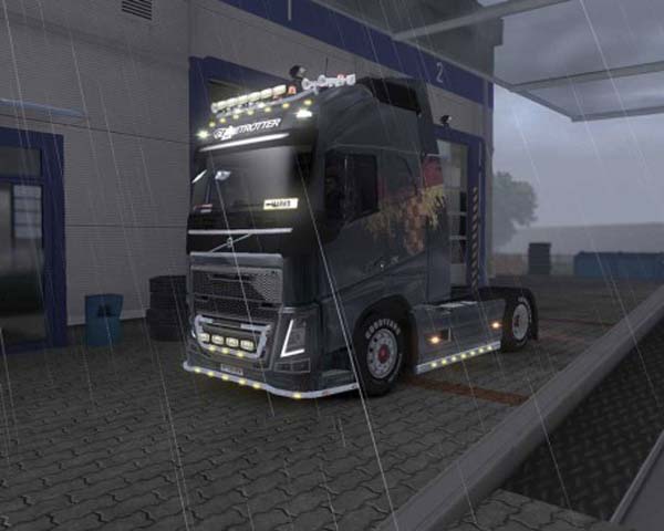 Volvo FH 2013 Scattered Croatian Flag Skin 