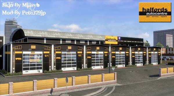 Halfords Autocentre Garage Skin 