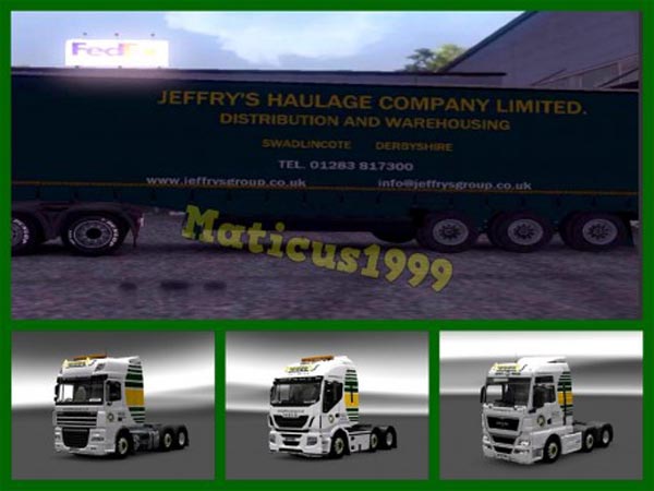 Jeffrys Haulage Skin Pack