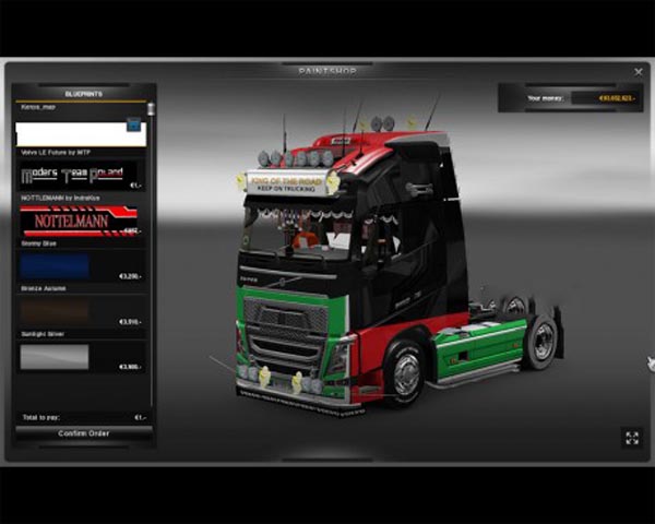 Kenyan Flag for Volvo FH 2012