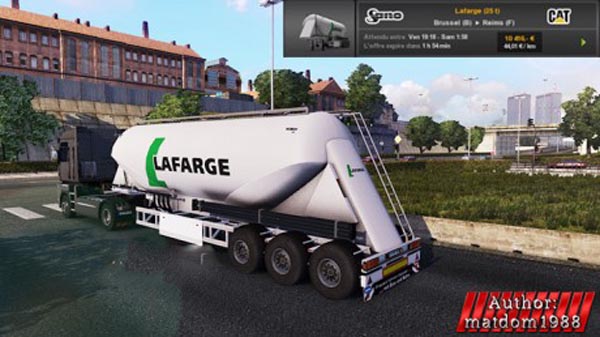 Lafarge Cement Trailer