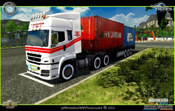 Mitsubishi FUSO Samudera Perdana Trans Indonesia skin