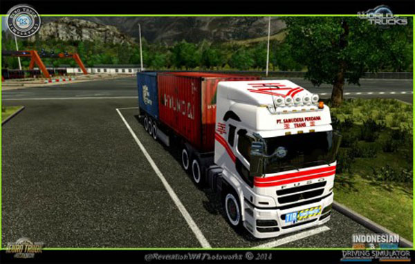 Mitsubishi FUSO Samudera Perdana Trans Indonesia skin