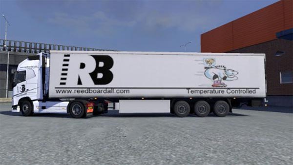 Reed Boardall Volvo + trailer