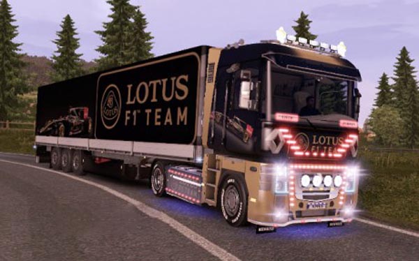 Renault Magnum combo skin Lotus F1