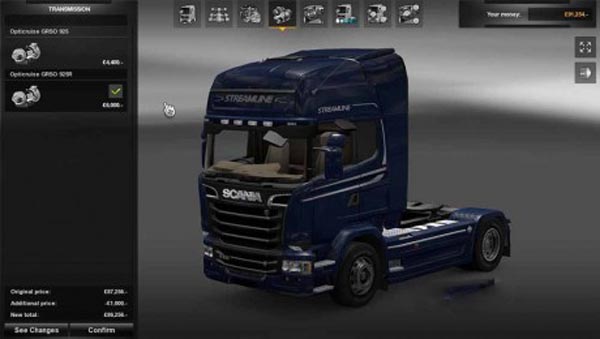 Scania Engine and Gearbox Mod
