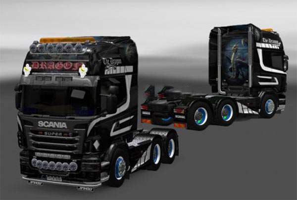 Scania R skin Dragon