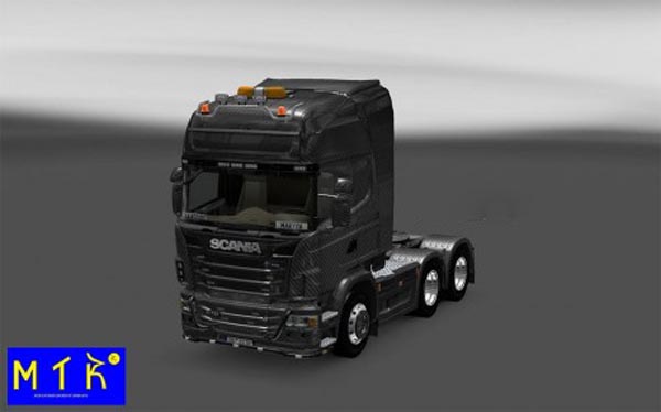 Skin Scania Carbono