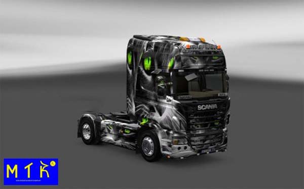 Skin Scania Cat 3D