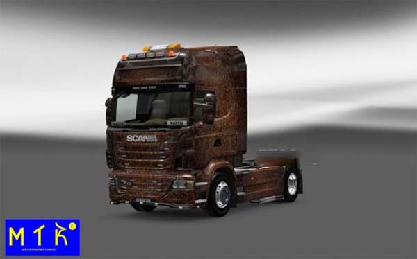 Skin Scania Ferrugem