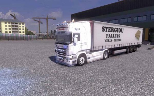 Stergiou Pallets Veria Greece Trailer Skin