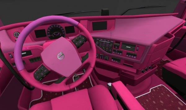 Volvo FH 2012 Pink Interior