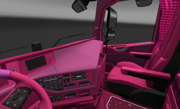 Volvo FH 2012 Pink Interior