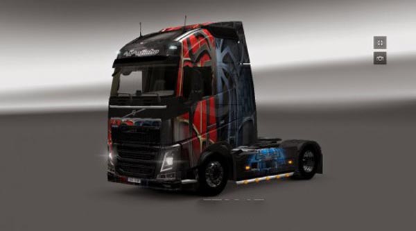 Volvo FH 2012 Spiderman Skin 