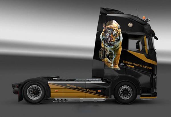 Volvo FH 2012 Tiger Tech Skin