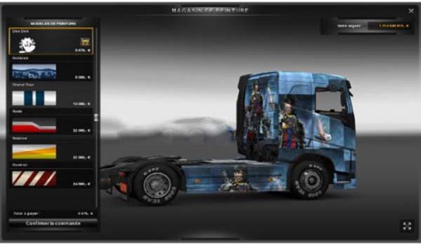 Volvo FH Messi skin